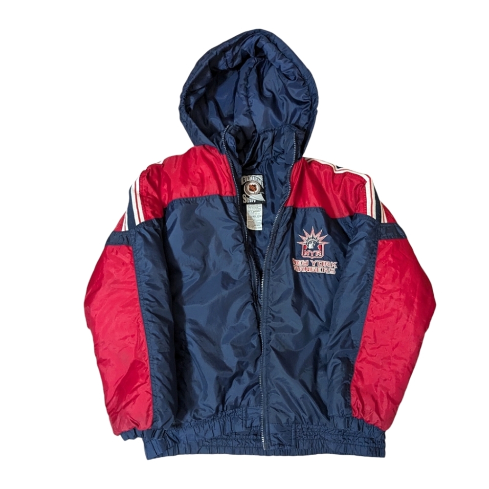 Vintage Y2K NY Rangers Hockey starter puffer jacket Warm&cuddly Incredible find!